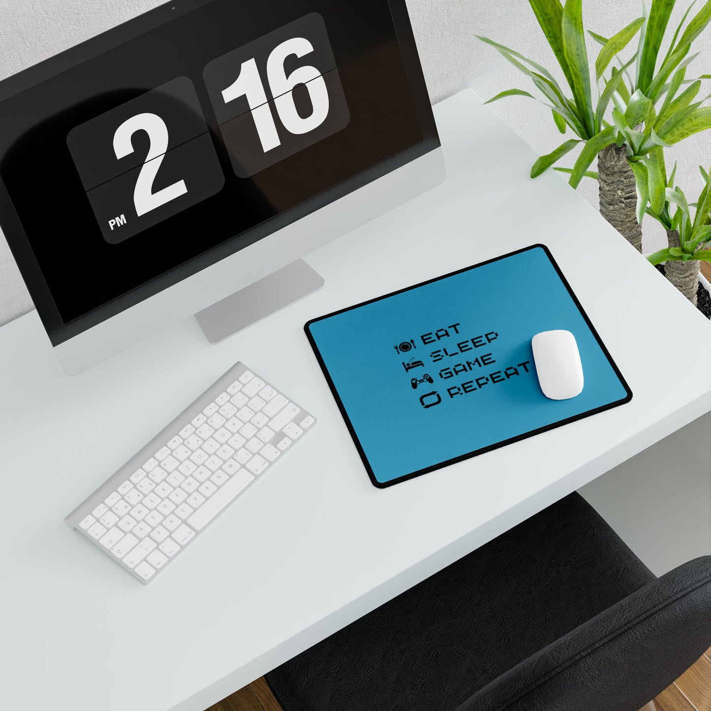Gamer Cycle Desk Mat Teal