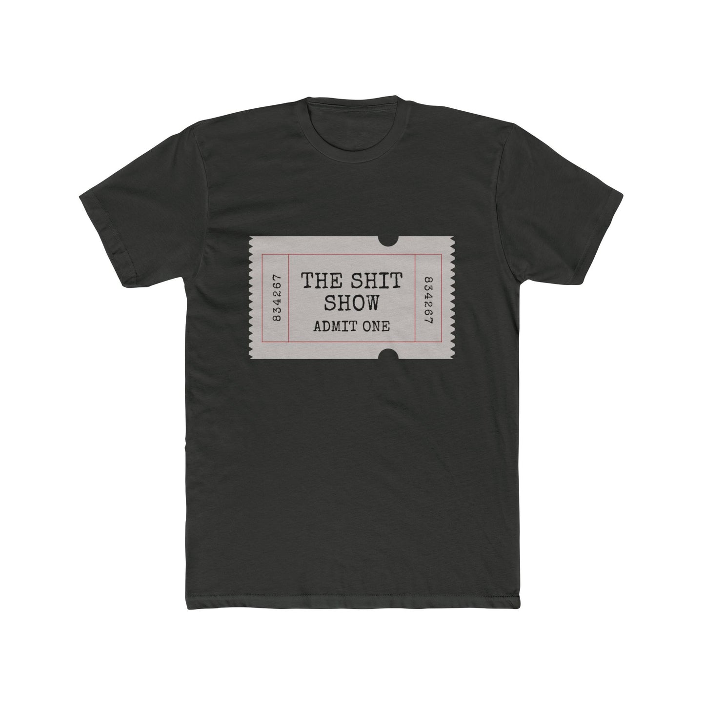 Admit One Unisex Cotton Crew Tee