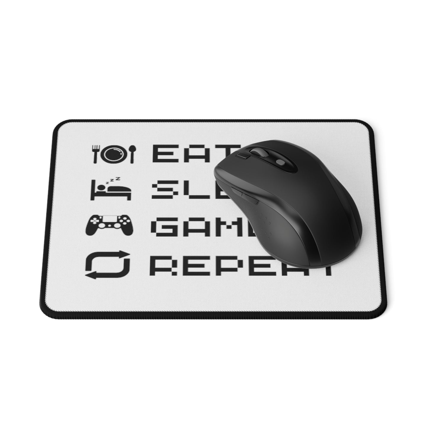 Gamer Cycle Gaming Mouse Pad White