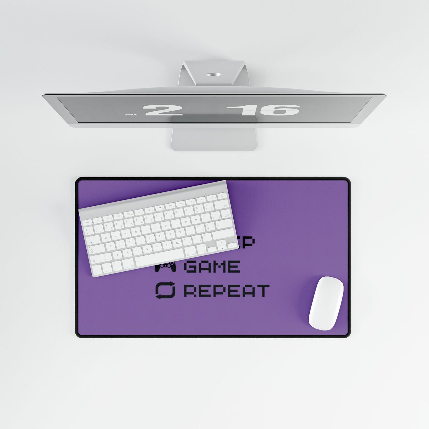 Gamer Cycle Desk Mat Purple