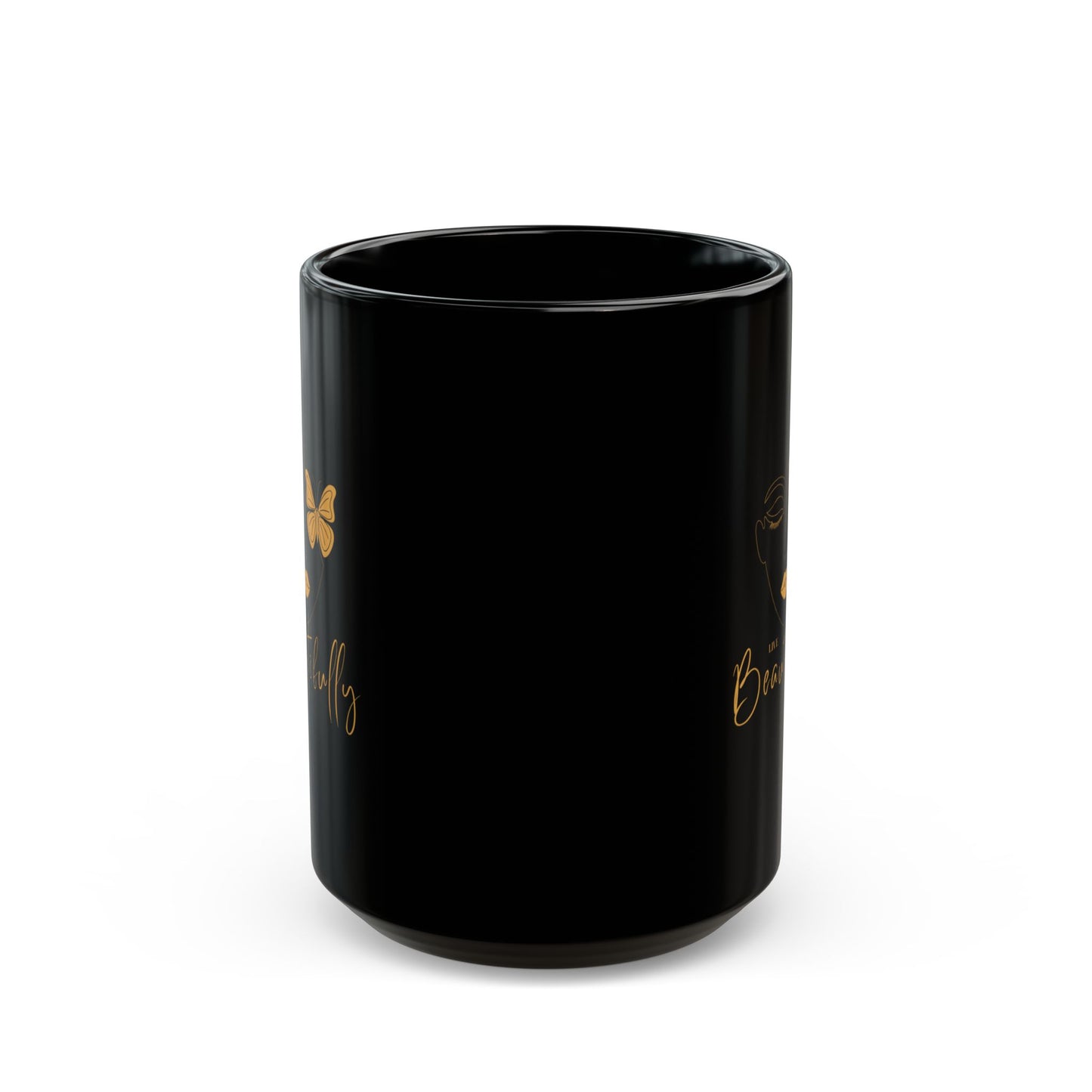 Live Beautifully Black Mug (11oz, 15oz)