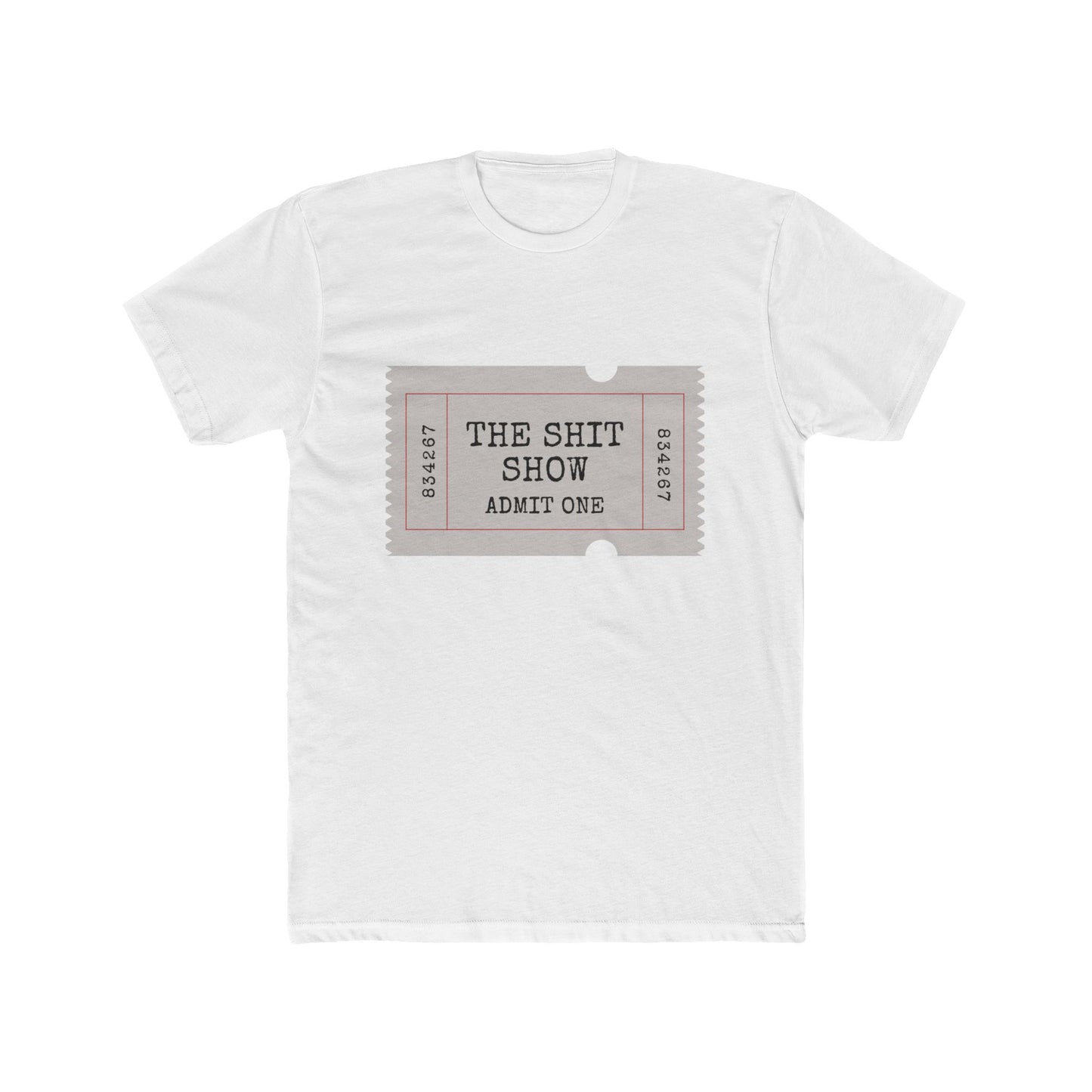 Admit One Unisex Cotton Crew Tee