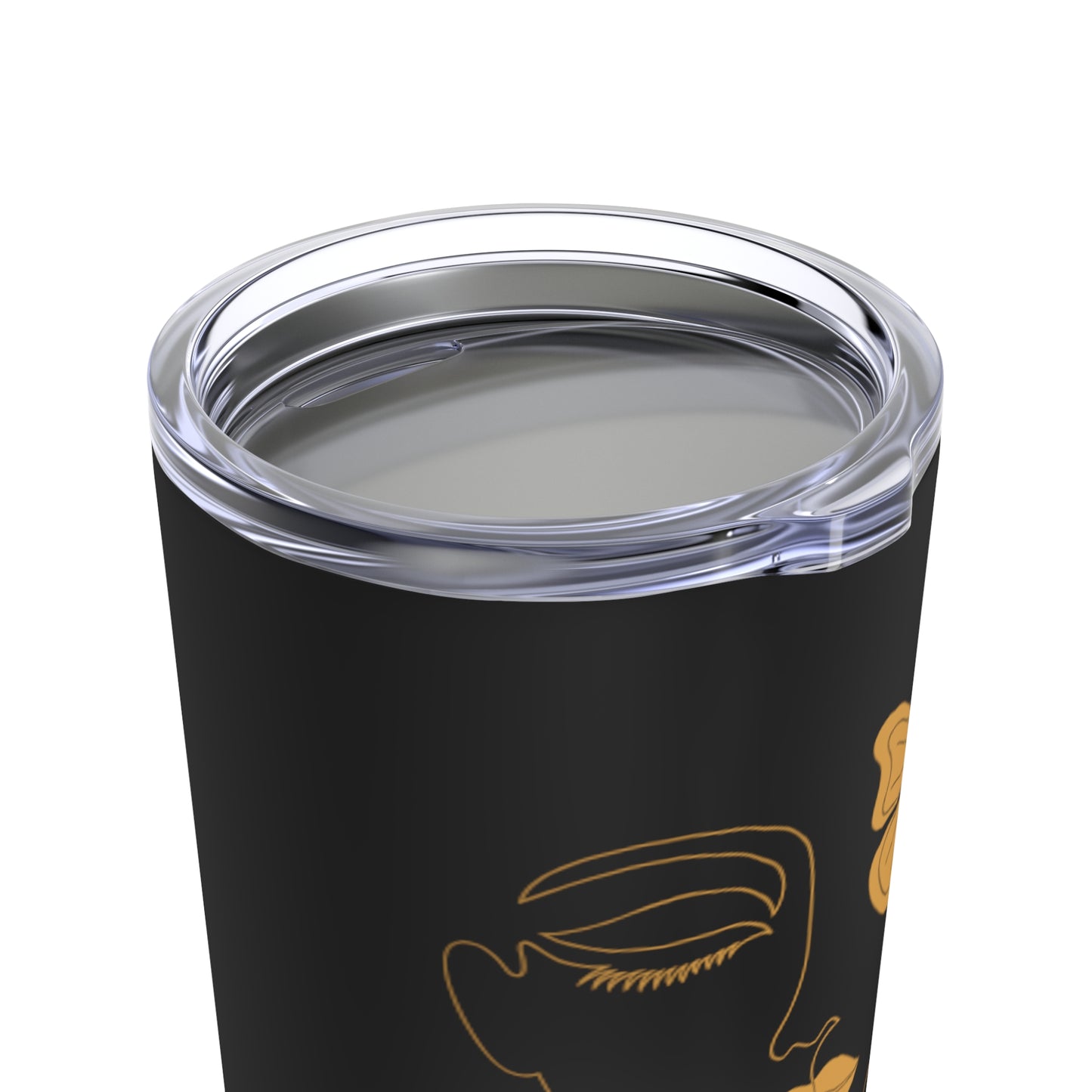 Live Beautifully Black Tumbler 20oz