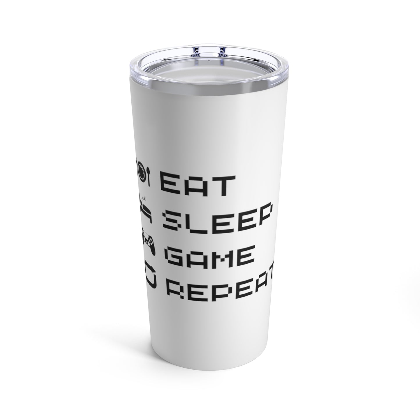 Gamer Life White Tumbler 20oz